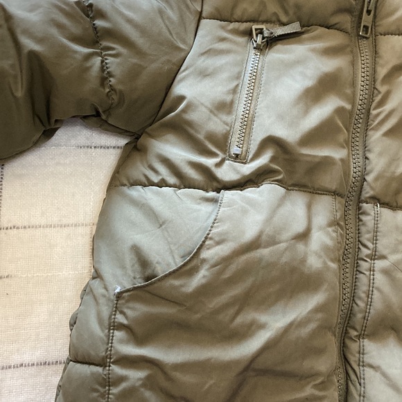Zara baby army green kids winter vibes coat - Picture 2 of 5